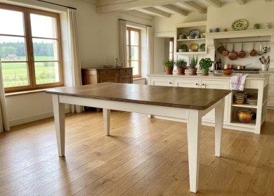 Table fixe CAMPAGNE - bois de chêne massif